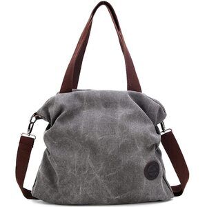 3024 Shoulder bags Casual Vintage Hobo Canvas Handbags Top Handle Tote